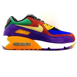 NIKE AIR MAX 90 QS VIOTECH UNIVERSITY RED PALE VANILLA SUEDE CD0917 600 sz 9
